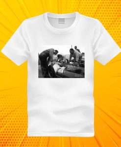 Bruce Mclaren working with Crew T Shirt