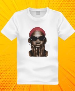 Dennis Rodman Red Hair T Shirt