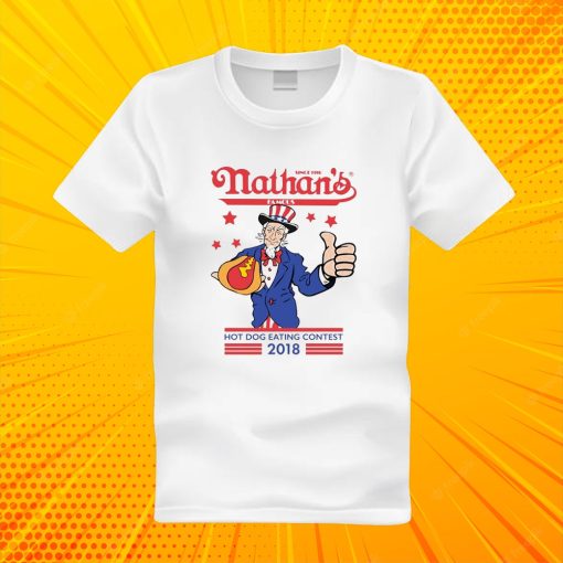 Nathan's Famous Hot Dog Eating Contest Joey Chestnut T Shirt