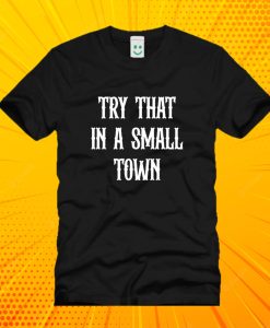 Try that in a small town T Shirt