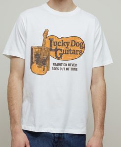 Lucky Dog Guitars Tradition Never Goes Out of Tune 2025 T-shirt