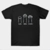Funny Cat Rock Paper Scissors Hand Game Cute Paws T-Shirt