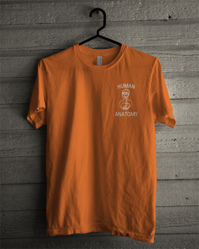 human anatomy t shirt