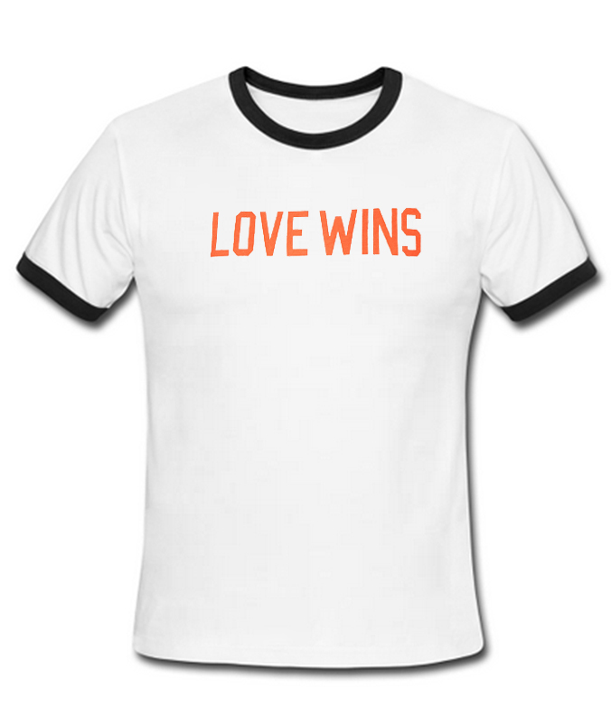 love wins tie dye shirt