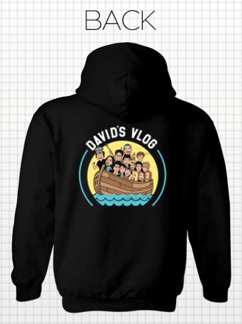 david's vlog hoodie