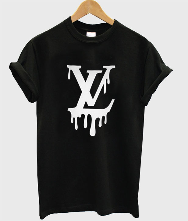 Louis Vuitton Logo Melt Shirt - High-Quality Printed Brand