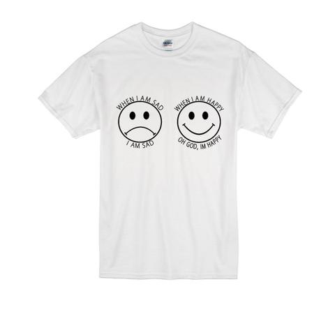 happy and sad shirt