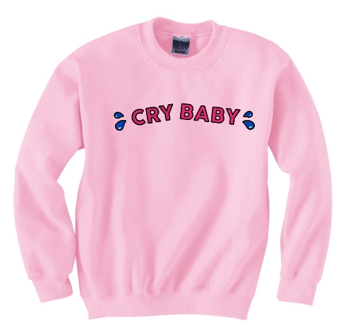 Cry Baby Pink Sweatshirt