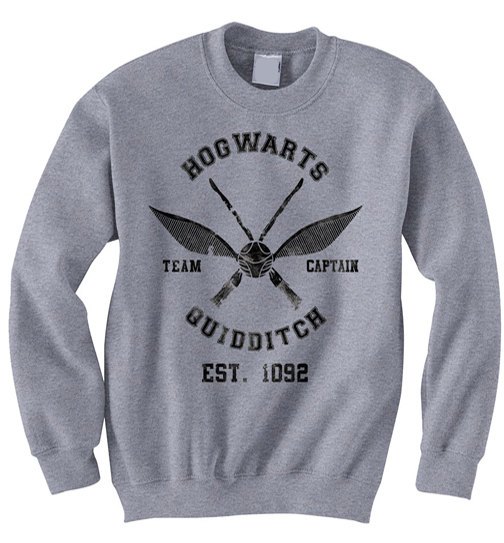 hogwarts quidditch sweatshirt