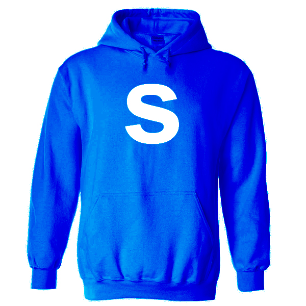 Letter S Blue Hoodie