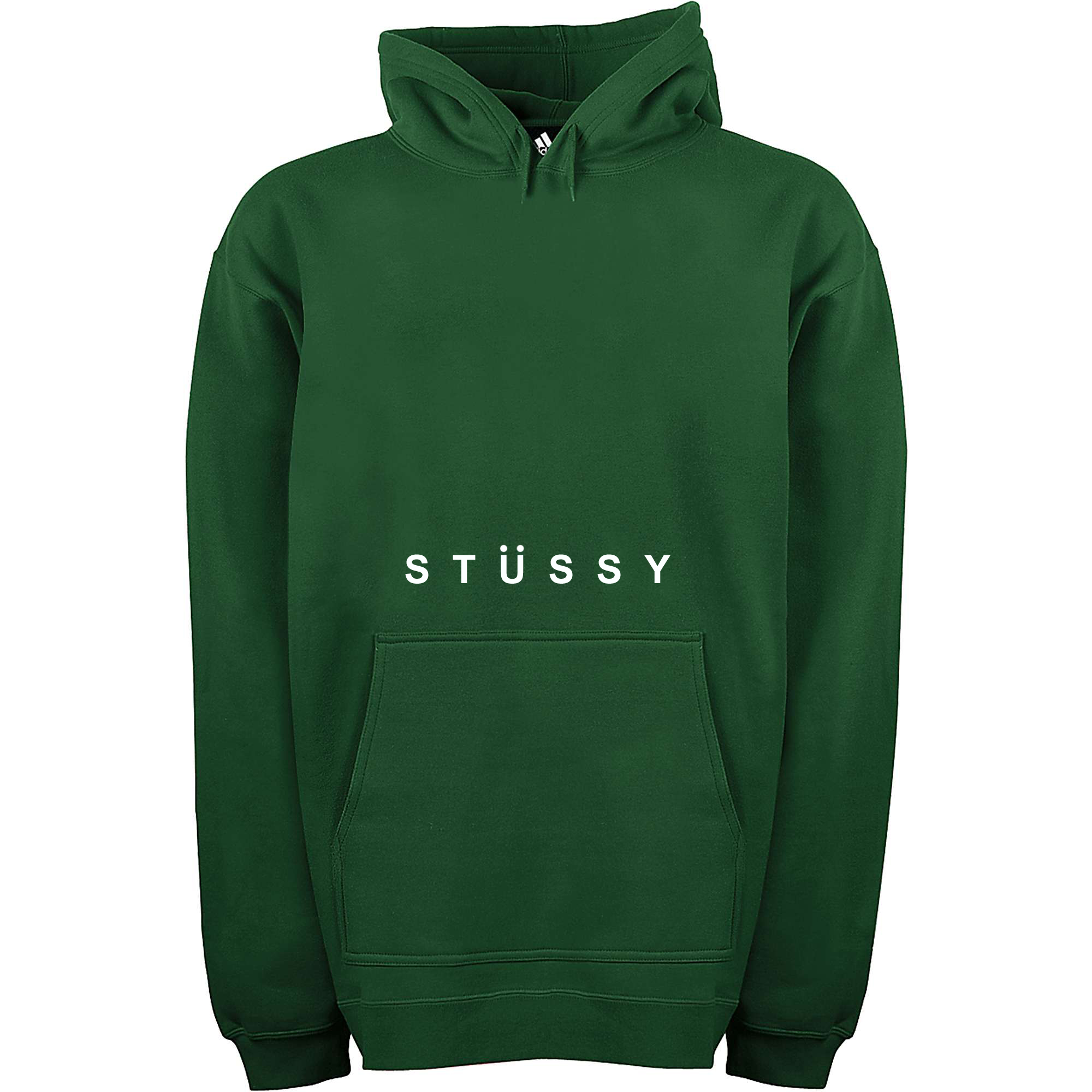 stussy green hoodie