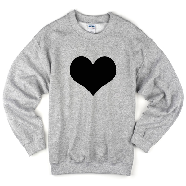 heart band sweatshirt