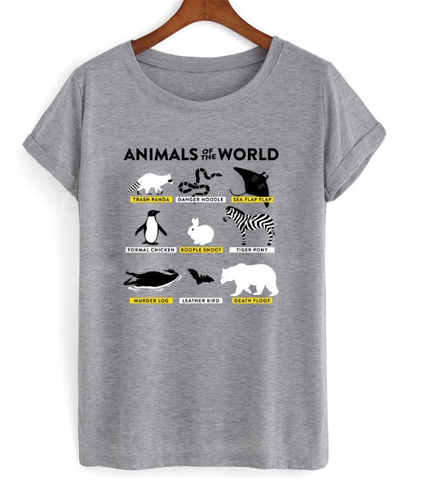 animals in pockets shirt