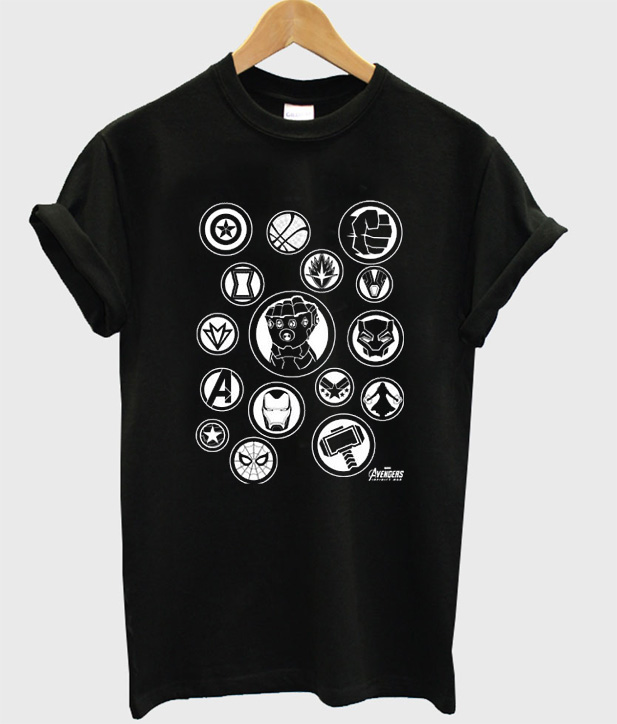 marvel symbols shirt