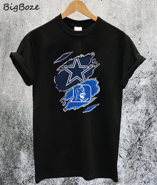 Dallas Cowboys And Duke Blue Devils T-Shirt