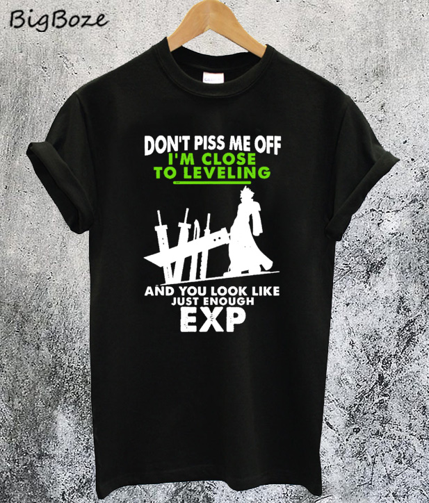 Dont Piss Me Off Im Close To Leveling T Shirt 4619