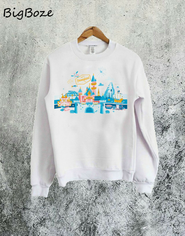 gray disneyland sweatshirt