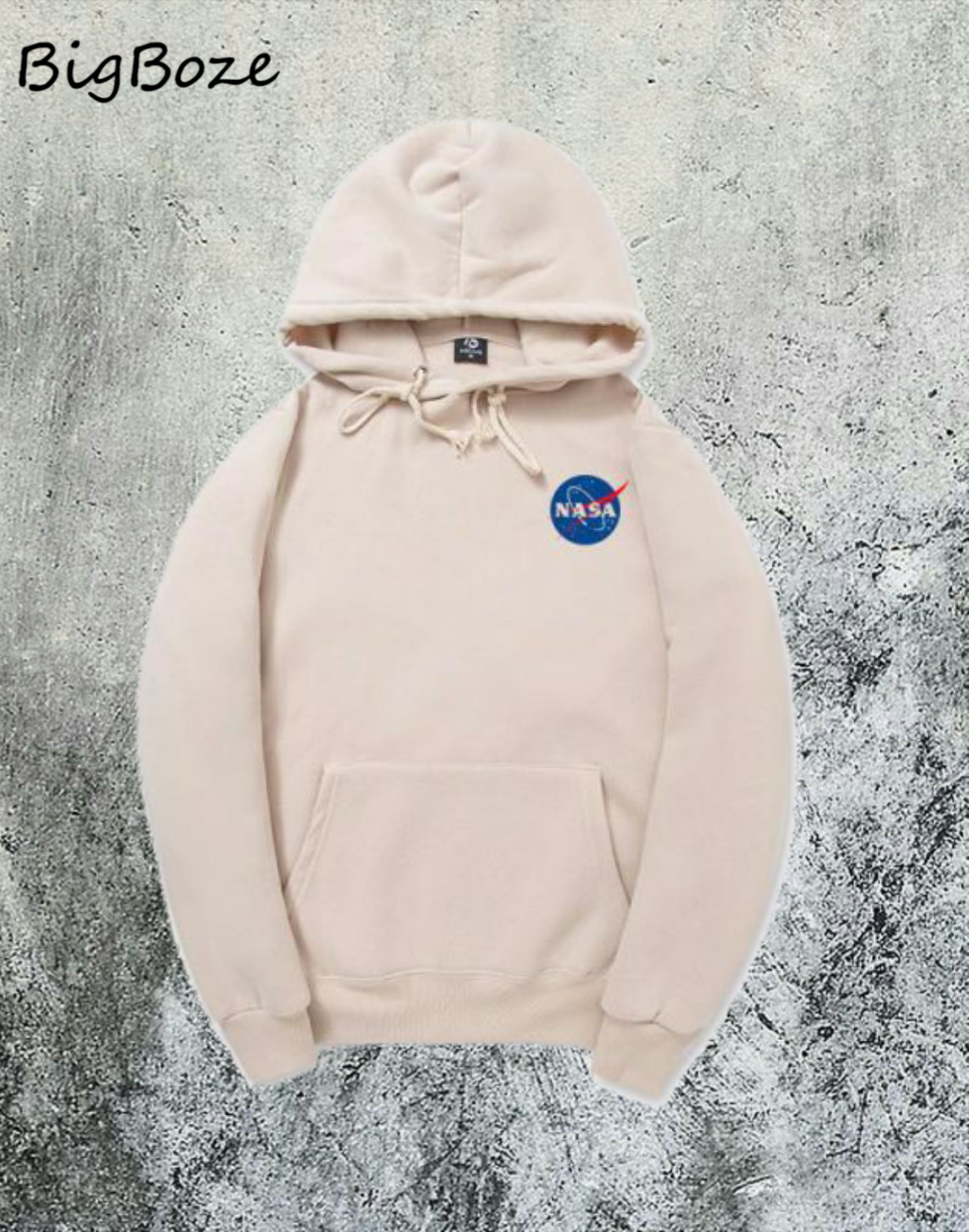 nasa beige hoodie