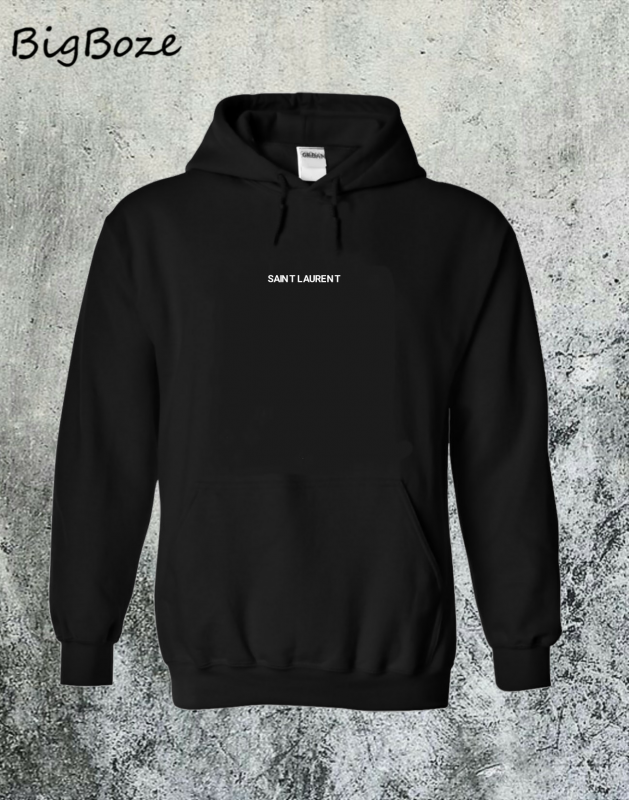 grey saint laurent hoodie