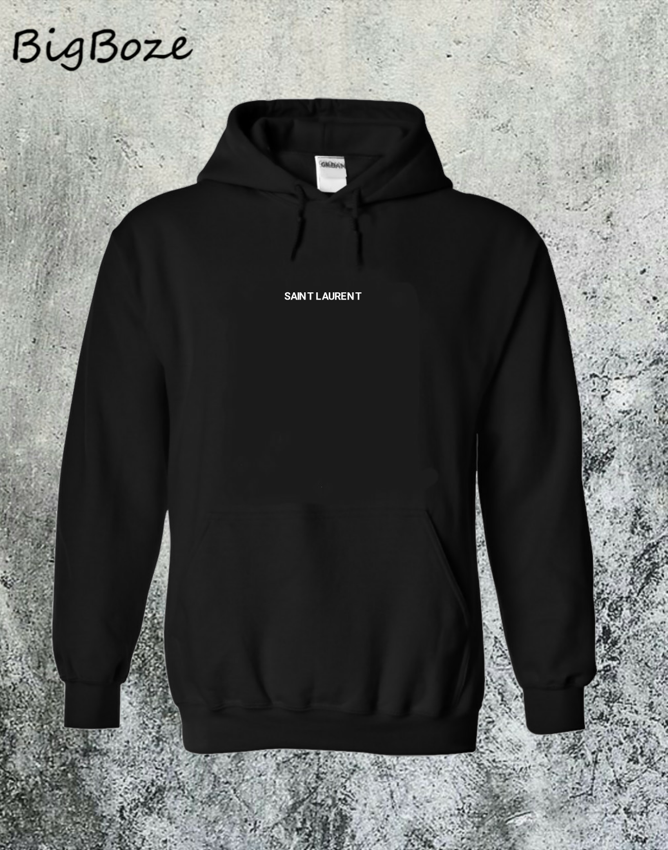 saint laurent black hoodie