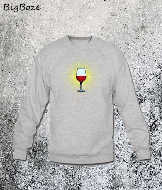 red wine sweatshirt