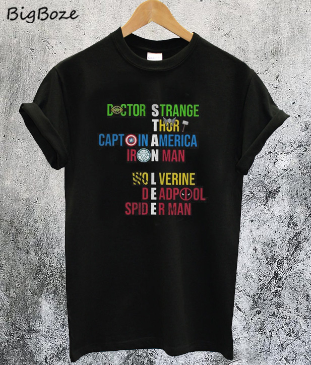 stan lee avengers t shirt