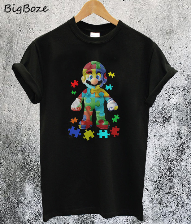 super mario autism shirt