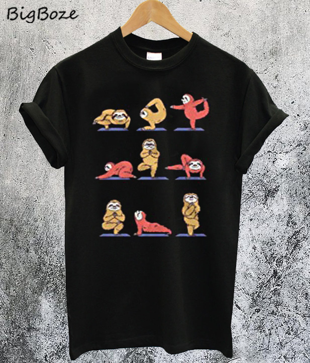 sloth yoga shirt