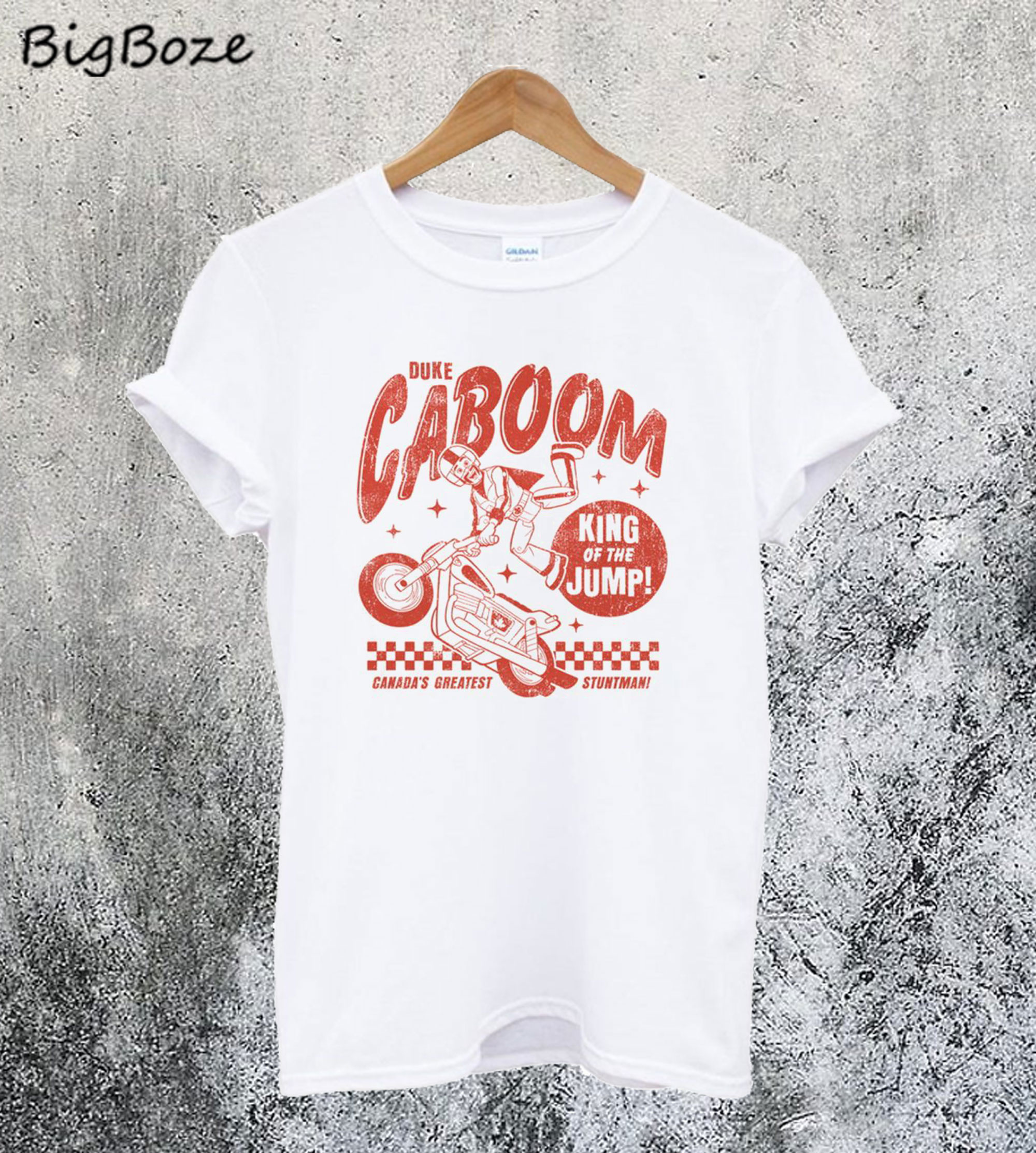 duke caboom t shirt