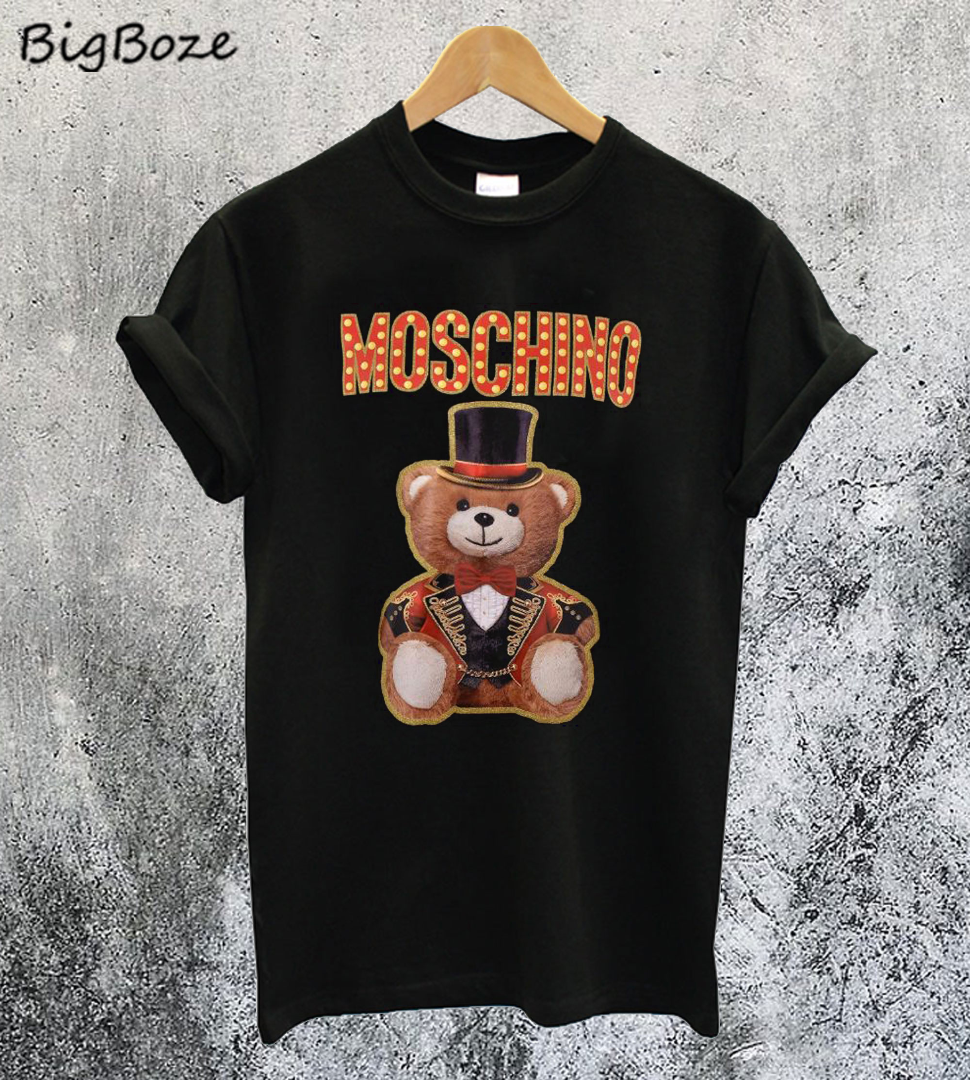 moschino circus bear t shirt
