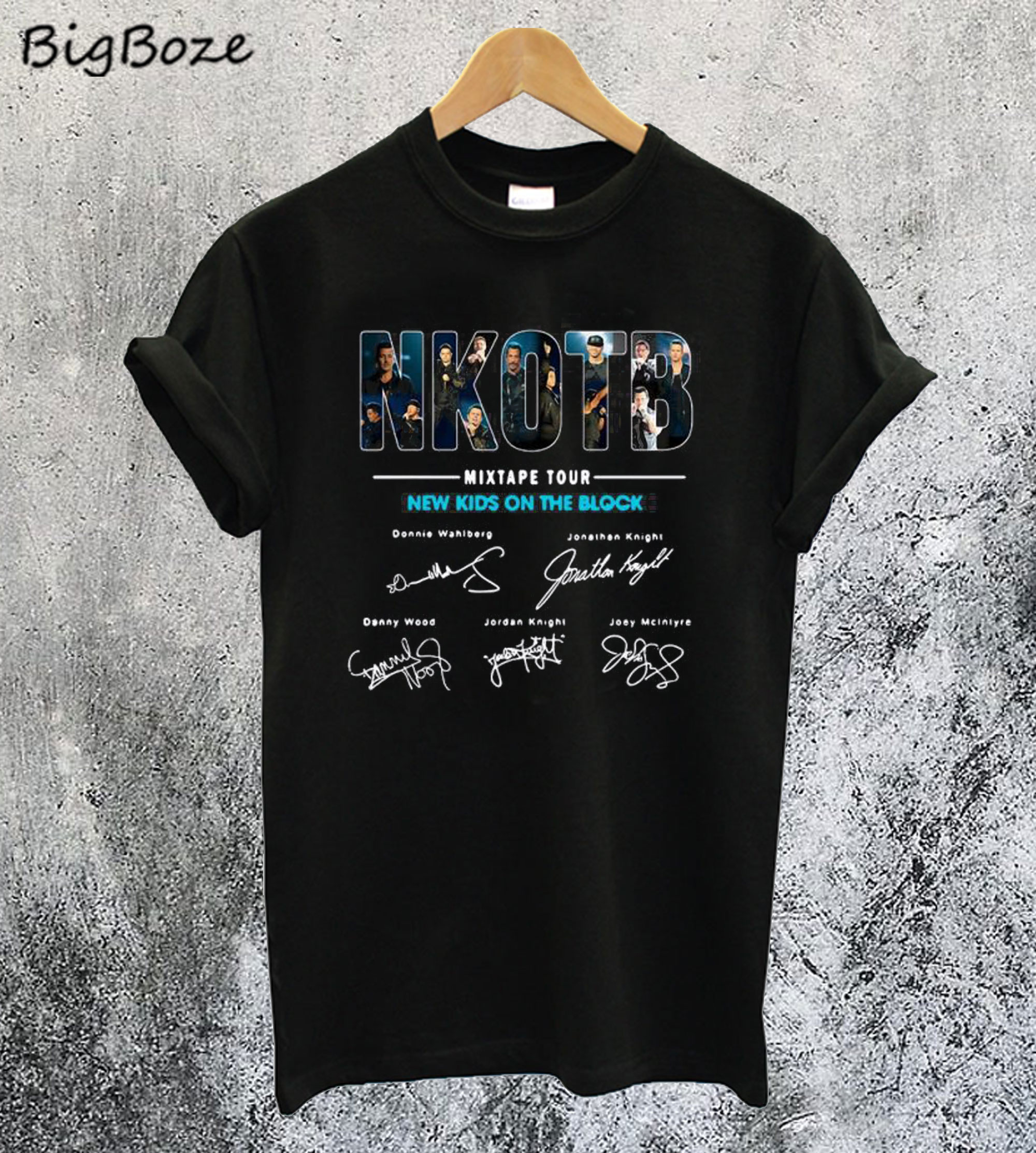 NKOTB Mixtape Tour New Kids On The Block Signature TShirt