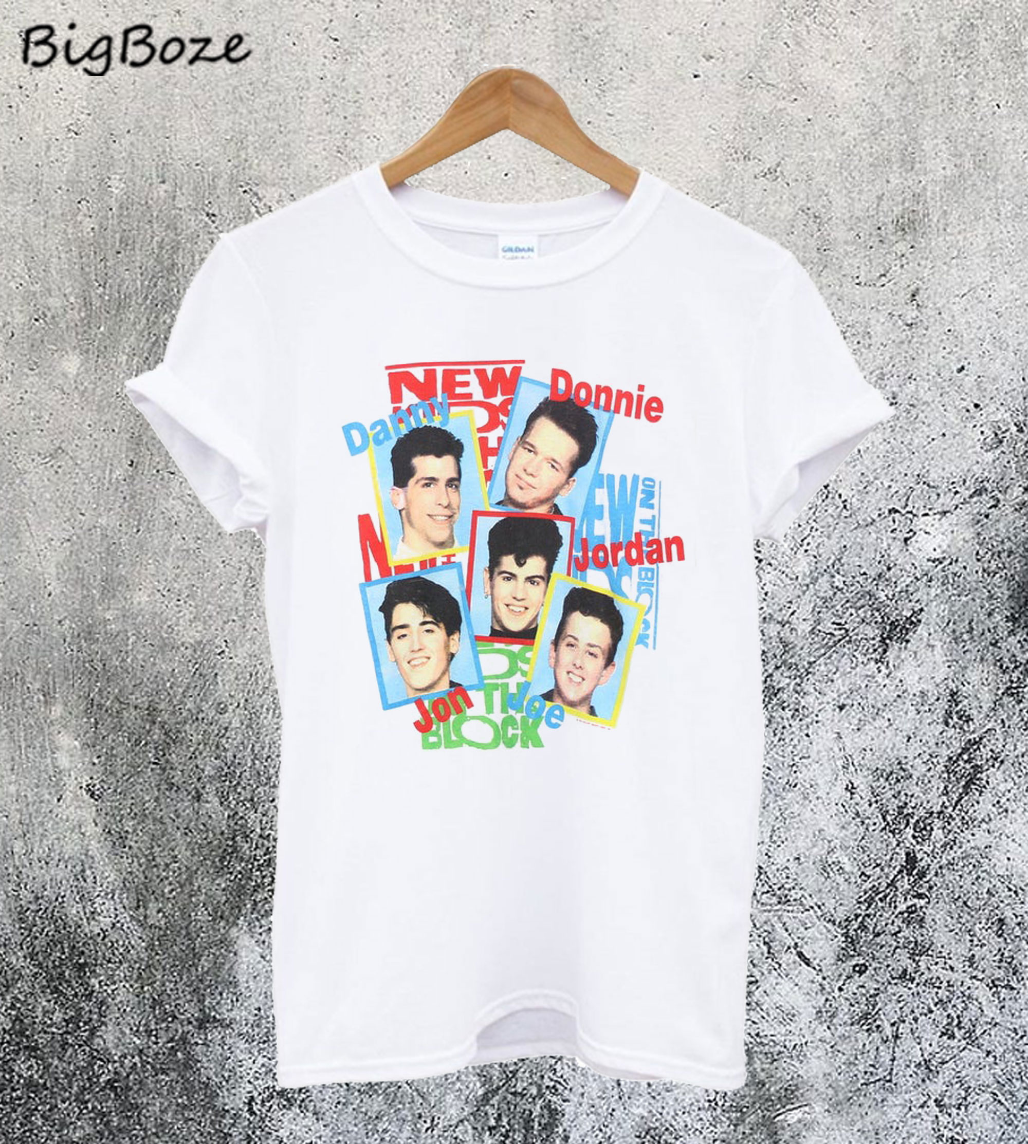 new kids on the block t shirt