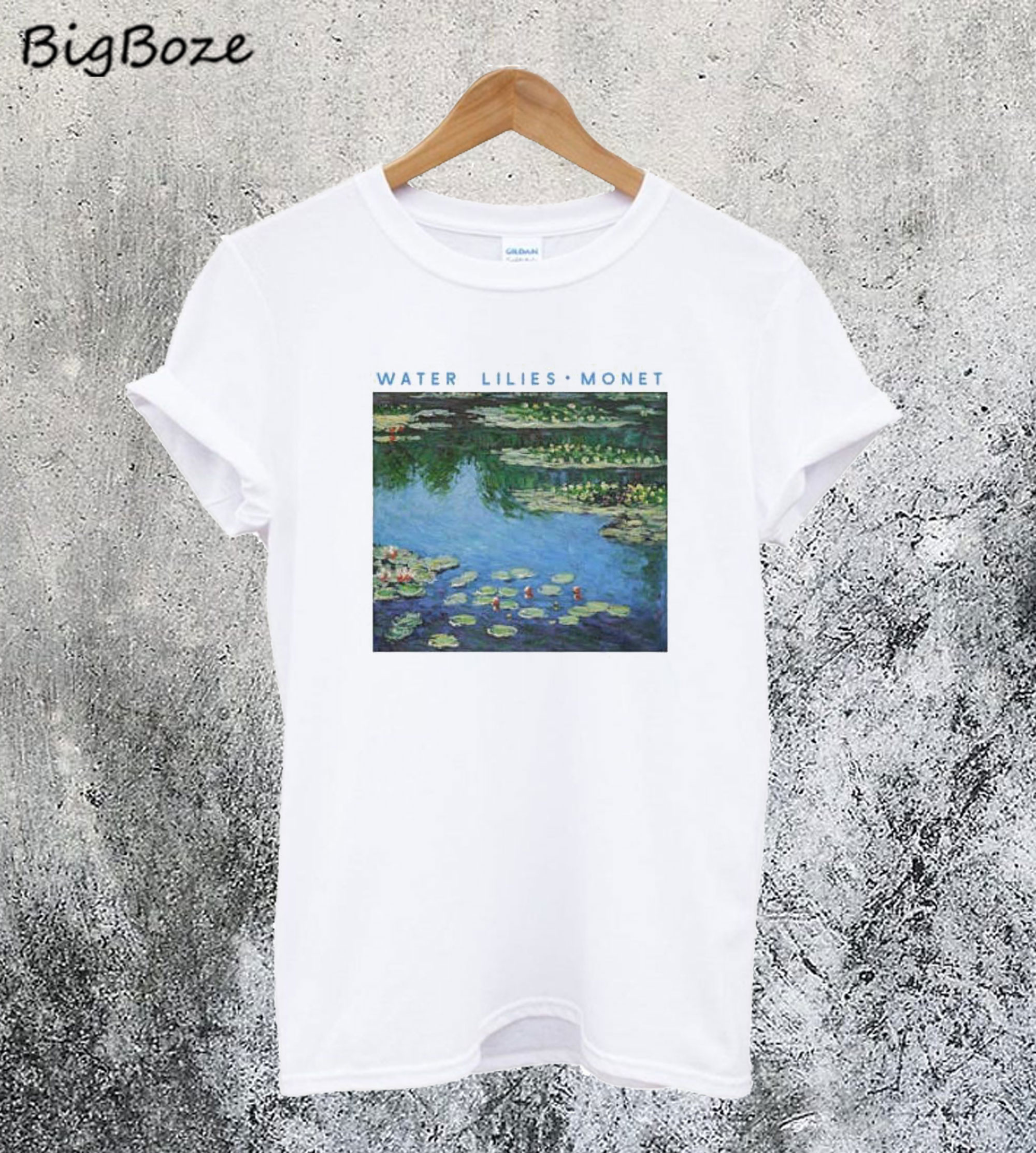 monet water lilies shirt