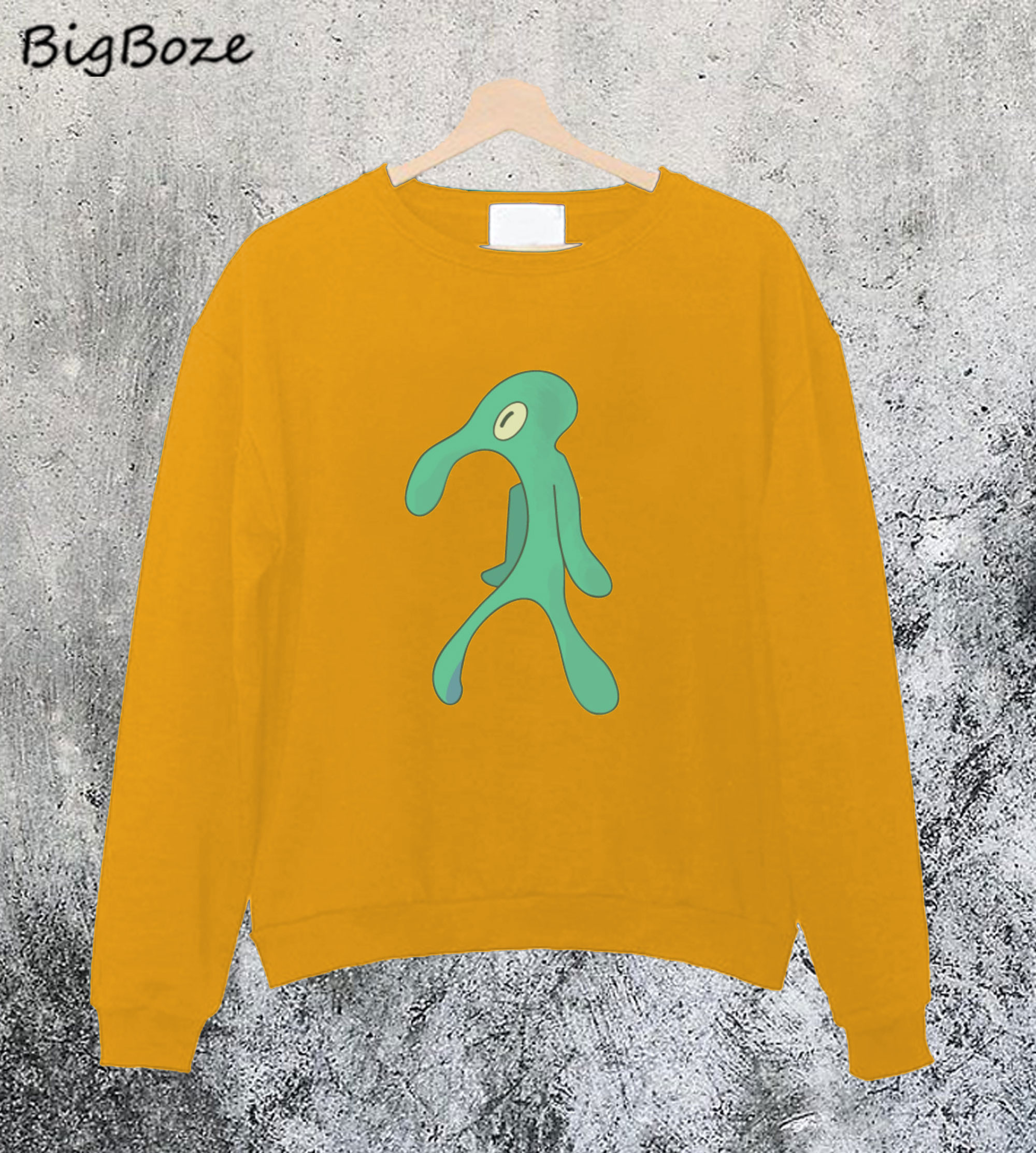 squidward painting hoodie