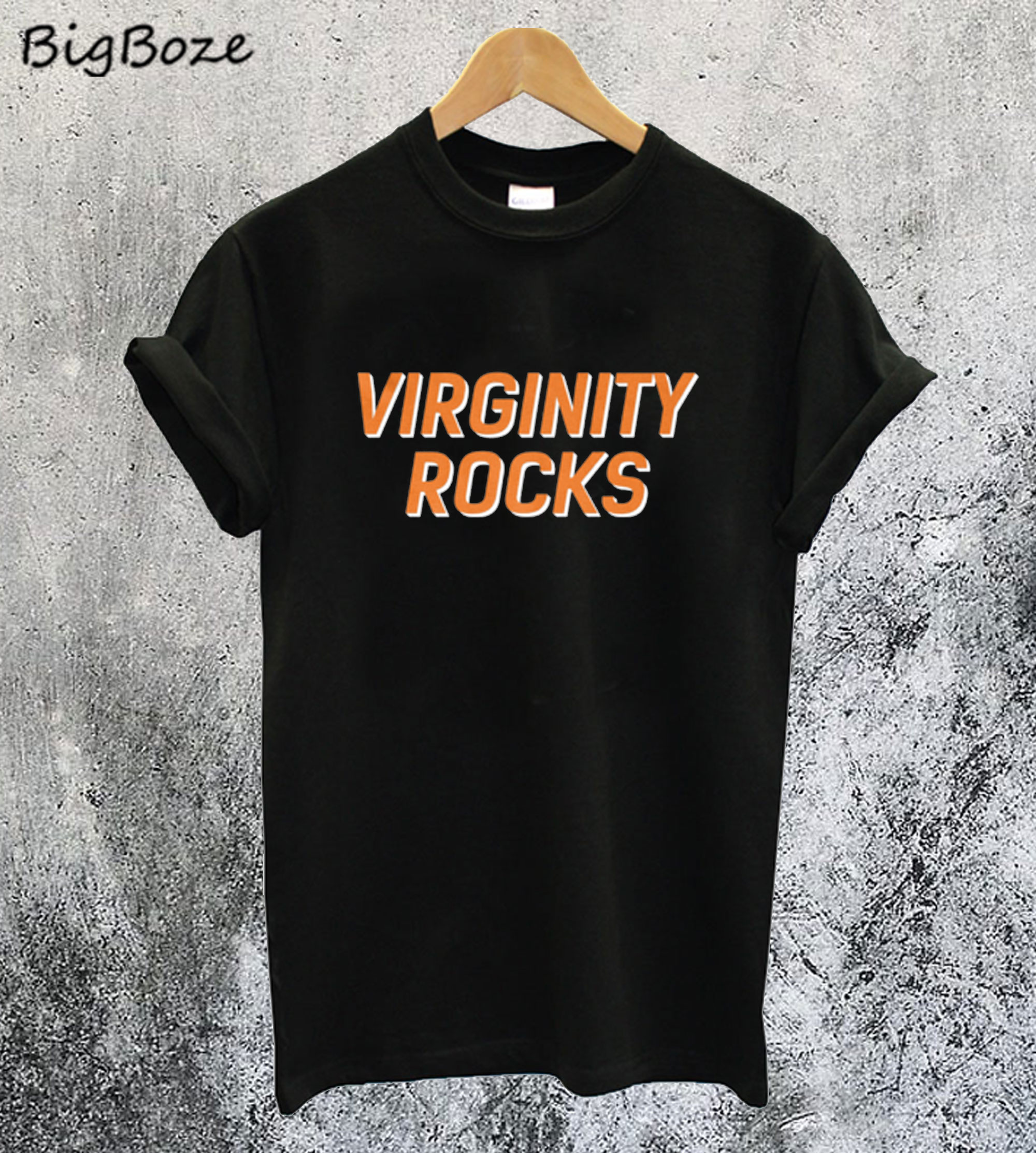 what is the meaning of the virginity rocks shirt