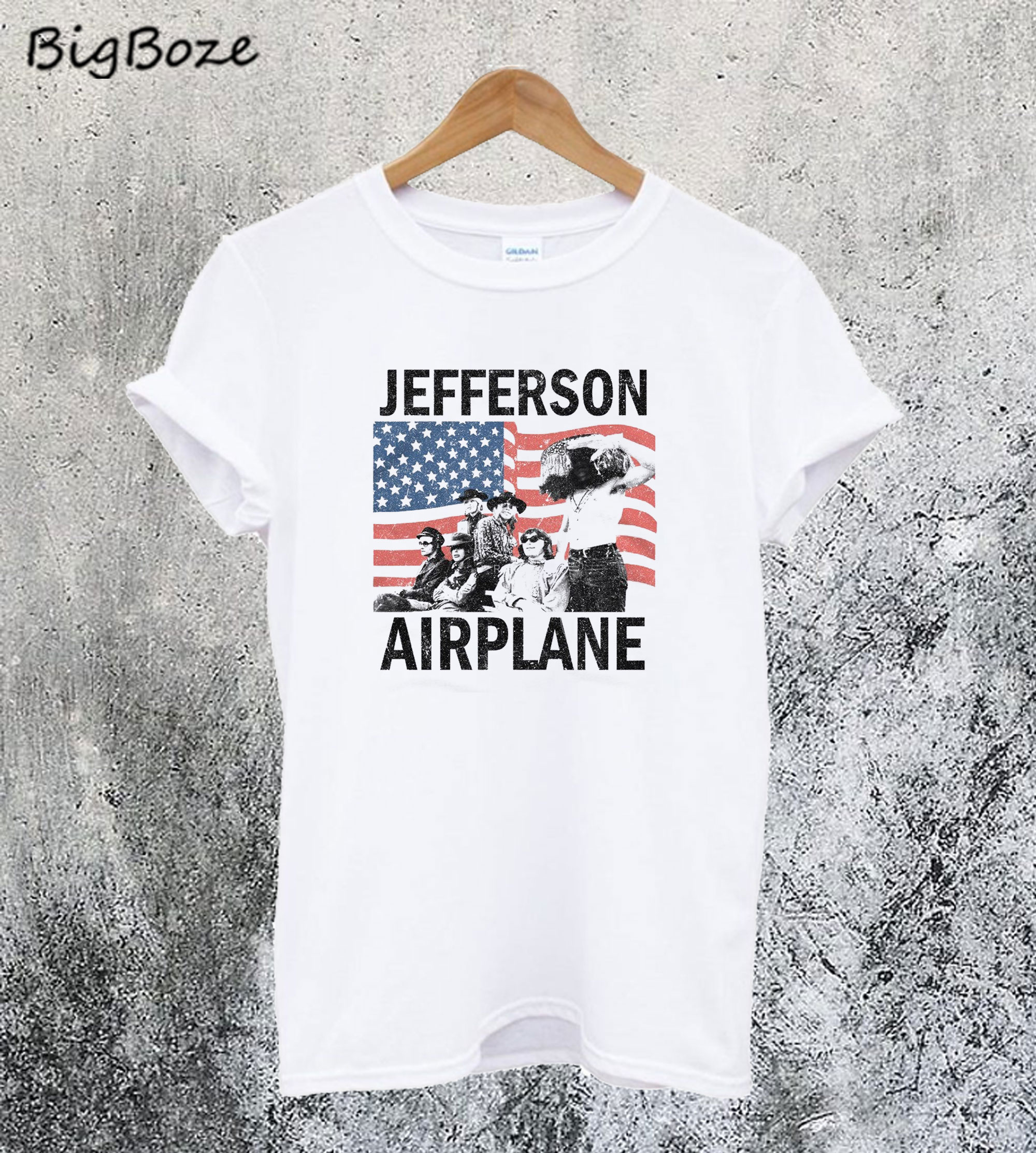 White Rabbit Jefferson Airplane L t-shirt S M XXL XL