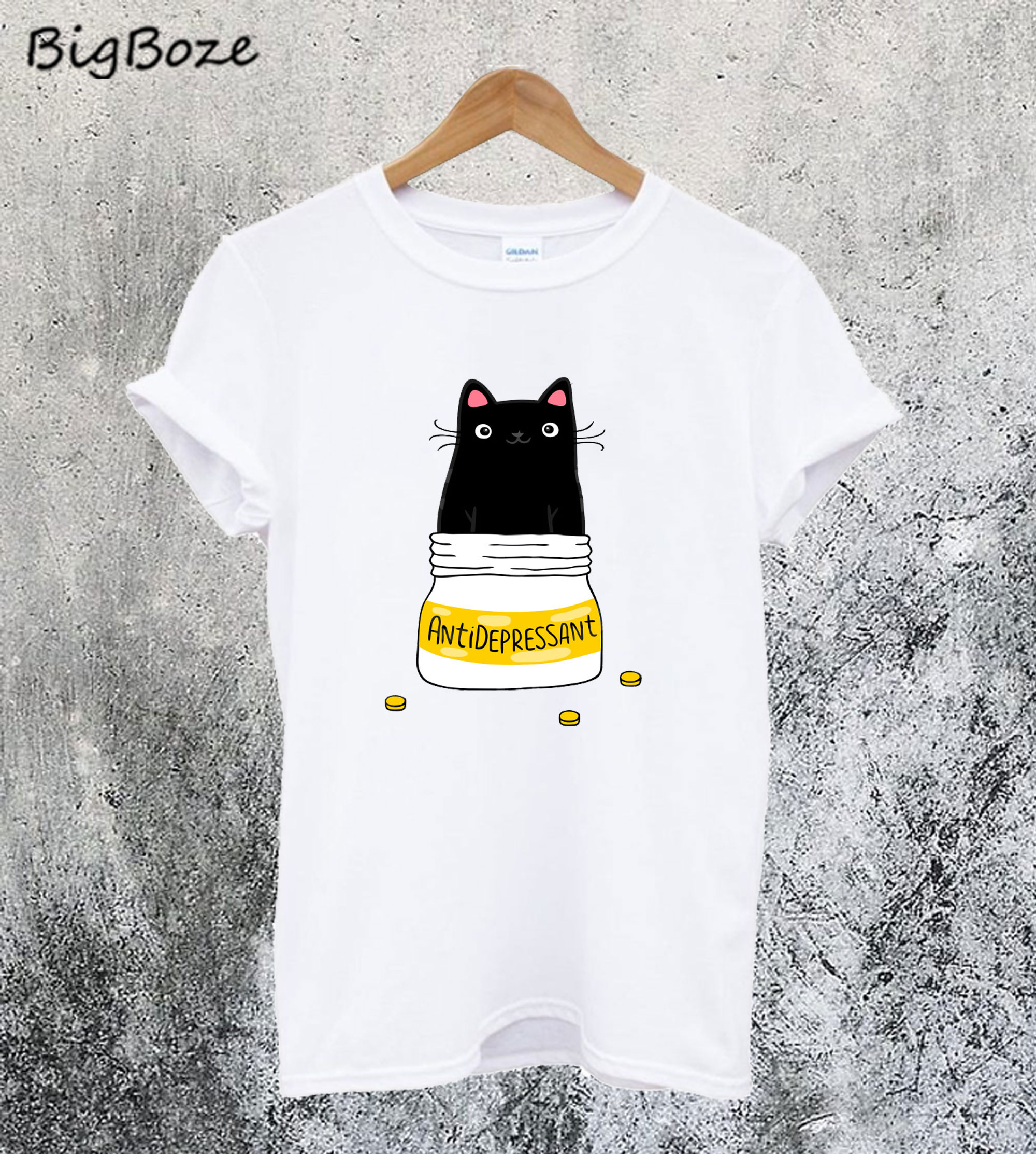 snap cat t shirt