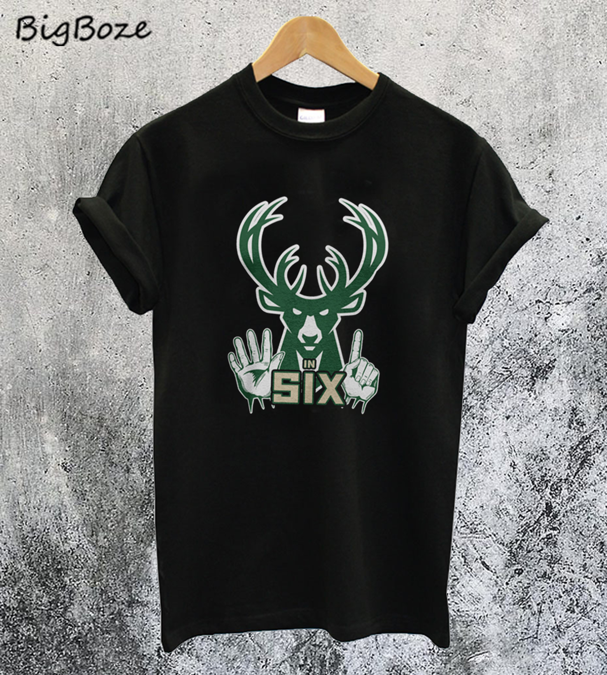 bucks in six shirts