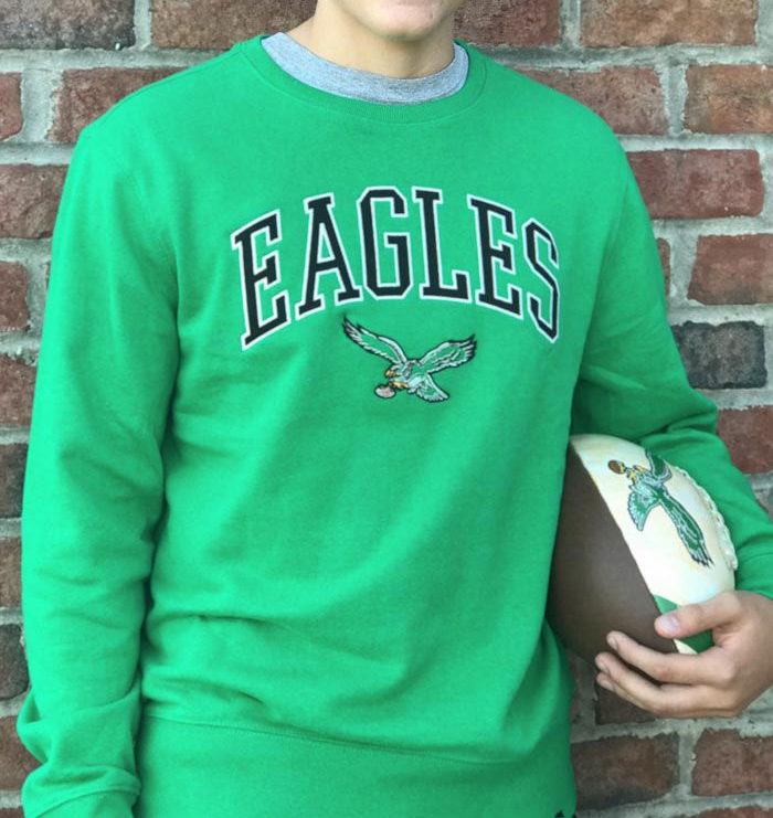 Unisex Kelly Green Eagles Shirt Eagles Football Shirt -  in